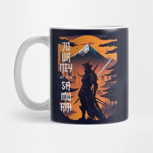 Futuristic Samurai: A Journey Through Time and Tradition Mug